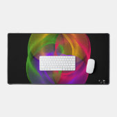 Vibrant Glossy Finish Geometric Gaming Mouse Pad (Keyboard & Muis)