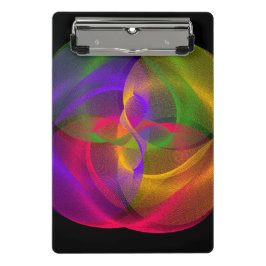 Vibrant Glossy Finish Geometric Mini Clipboard Klembord