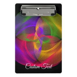 Vibrant Glossy Finish Geometric Mini Clipboard Mini Klembord