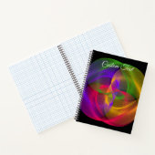 Vibrant Glossy Finish Geometric Notebook Notitieboek (Binnen)