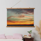 Vibrant-golvende oregon-zonnebank hangend wandkleed (Slaapkamer)