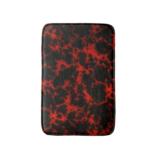 Vibrant Gothic rood en zwart Badmat (Voorkant Verticaal)