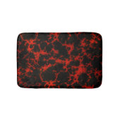 Vibrant Gothic rood en zwart Badmat (Voorkant)