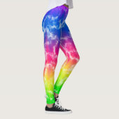 Vibrant gradiënt-kleurstof Leggings (Rechts)
