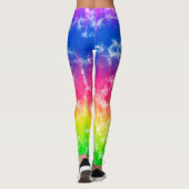 Vibrant gradiënt-kleurstof Leggings (Achterkant)