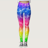 Vibrant gradiënt-kleurstof Leggings (Voorkant)
