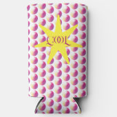 Vibrant gradient pearl circles. seltzer blikjeskoeler (Voorkant)