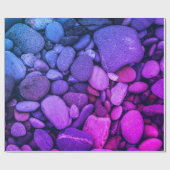 Vibrant Gradient Stones Photography Cadeaupapier (Vlak)