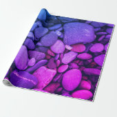 Vibrant Gradient Stones Photography Cadeaupapier (Uitgerold)