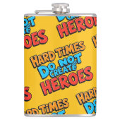 Vibrant Gradient Typographical Create Heroes Heupfles (Voorkant)