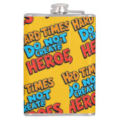 Vibrant Gradient Typographical Create Heroes Heupfles (Achterkant)