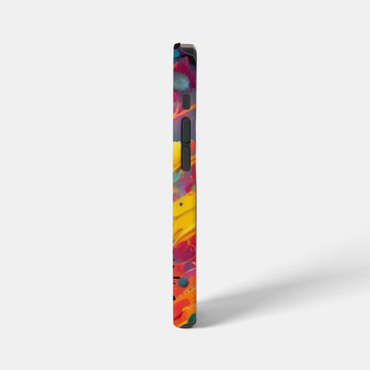 Vibrant Gradient Typographical Create Heroes  iPhone Hoesje (Linkerkant)