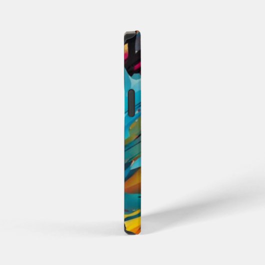 Vibrant Gradient Typographical Create Heroes  iPhone Hoesje (Rechterkant)