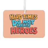 Vibrant Gradient Typographical Create Heroes  Luchtverfrisser (Achterkant)