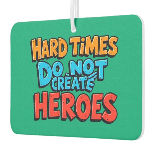 Vibrant Gradient Typographical Create Heroes Luchtverfrisser (Links)