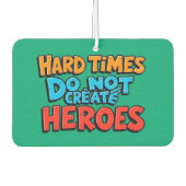 Vibrant Gradient Typographical Create Heroes Luchtverfrisser (Voorkant)