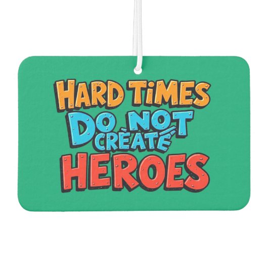 Vibrant Gradient Typographical Create Heroes  Luchtverfrisser (Voorkant)