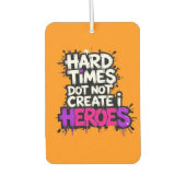 Vibrant Gradient Typographical Create Heroes Luchtverfrisser (Voorkant)