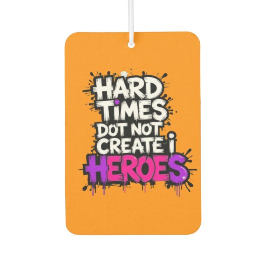 Vibrant Gradient Typographical Create Heroes  Luchtverfrisser (Voorkant)