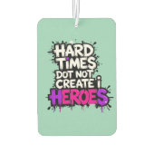 Vibrant Gradient Typographical Create Heroes  Luchtverfrisser (Achterkant)