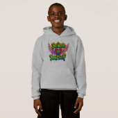 Vibrant Graffiti Believe in Yourself Hoodie  (Voorkant volledig)