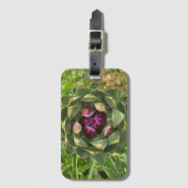 Vibrant Green and Purple Tuscan Artichoke Bagagelabel (Voorkant (verticaal))