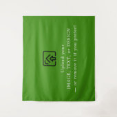 Vibrant Green Christmas Tapestry for Festive Walls Wandkleed (Voorkant)
