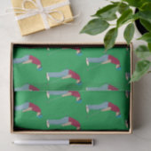 Vibrant Green Golf snijthema Tissuepapier (Geschenk)