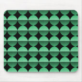 Vibrant Green Retro Flair Mousepad Muismat (Voorkant)