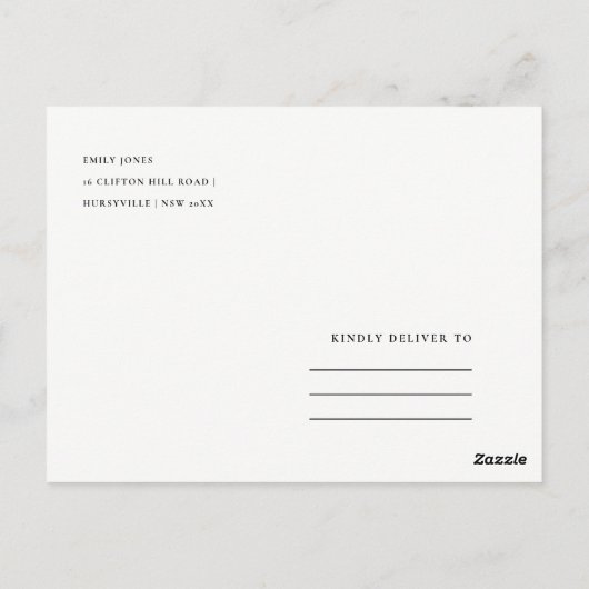 VIBRANT GROEN WATERVERF SUCCULT DANK U BRIEFKAART (Achterkant)