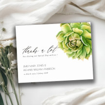 VIBRANT GROEN WATERVERF SUCCULT DANK U