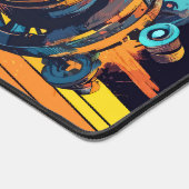 Vibrant Grunge Cyberpunk Mechanical Engine Gear Bureaumat (Hoek)