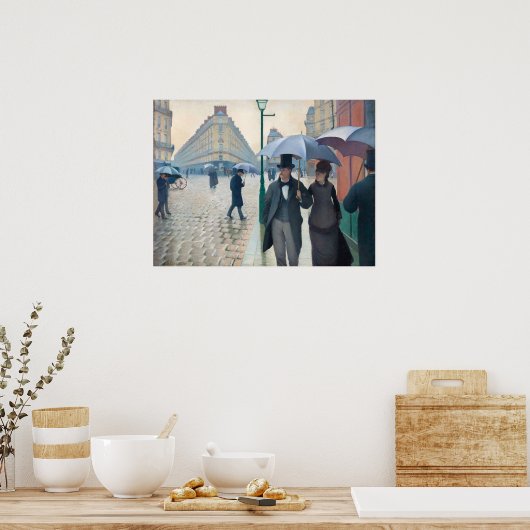 Vibrant Gustave Caillebotte Paris Poster (Keuken)