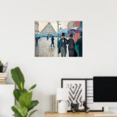 Vibrant Gustave Caillebotte Paris Poster (Thuiskantoor)