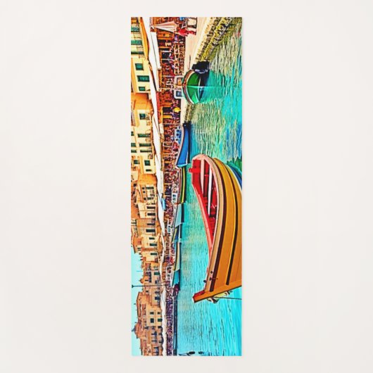 Vibrant Harbour: mediterrane gelukzaligheid Yogamat (Voorkant)