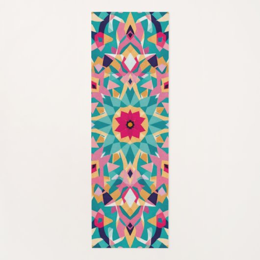 Vibrant Harmony Yoga Mat (Voorkant)