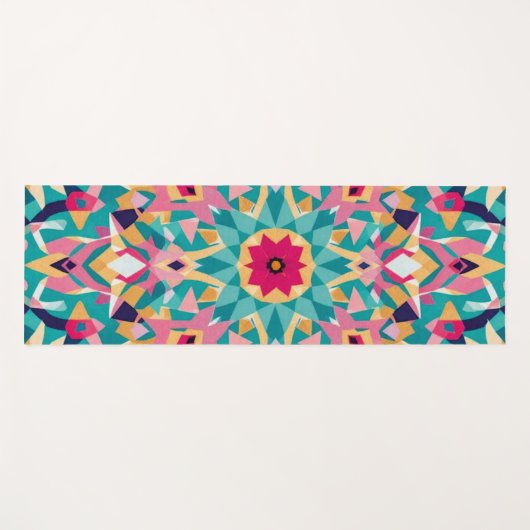 Vibrant Harmony Yoga Mat (Voorkant (horizontaal))