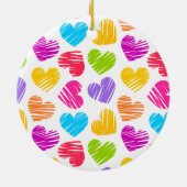 Vibrant harten Ornament (Achterkant)