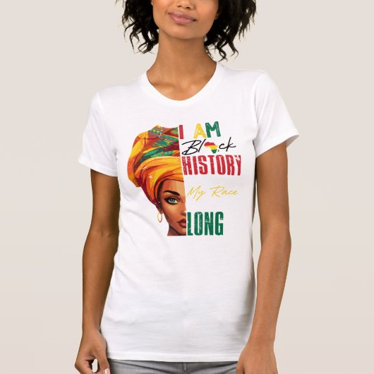 Vibrant Headwrap Illustration  T-shirt (Voorkant)