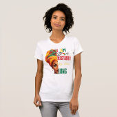Vibrant Headwrap Illustration  T-shirt (Voorkant volledig)