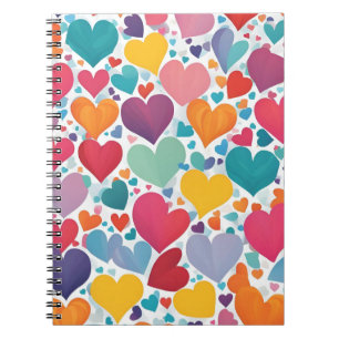 Vibrant Heart Celebration Notitieboek - Kleurrijke