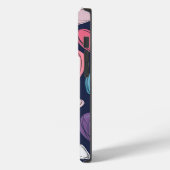 Vibrant Hearts iPhone Case - Romantisch cadeau-ide (Achterkant / Links)