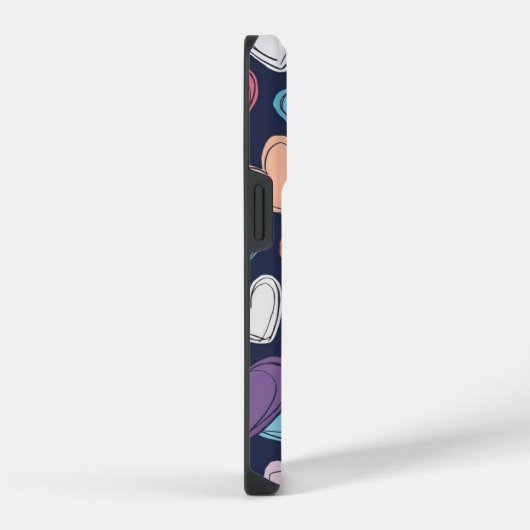 Vibrant Hearts iPhone Case - Romantisch cadeau-ide iPhone Hoesje (Rechterkant)