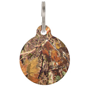 Vibrant Herfst Forest Natuur Camouflage Decor Huisdierpenning