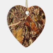 Vibrant Herfst Forest Natuur Camouflage Decor Keramisch Ornament (Rechts)
