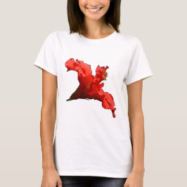 Vibrant Hibiscus Flower T-shirt