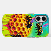 Vibrant Honeybee Phone Case (Achterkant (horizontaal))