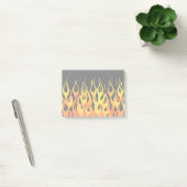 Vibrant Hot Classic Racing Flames on Fire Post-it® Notes (Kantoor)