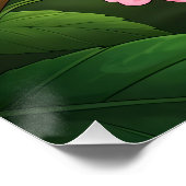 Vibrant Hummingbird Among Leaves Perfect Poster (Hoek)