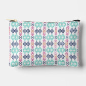 Vibrant ikat-style geometric vertical pattern etui (Voorkant)